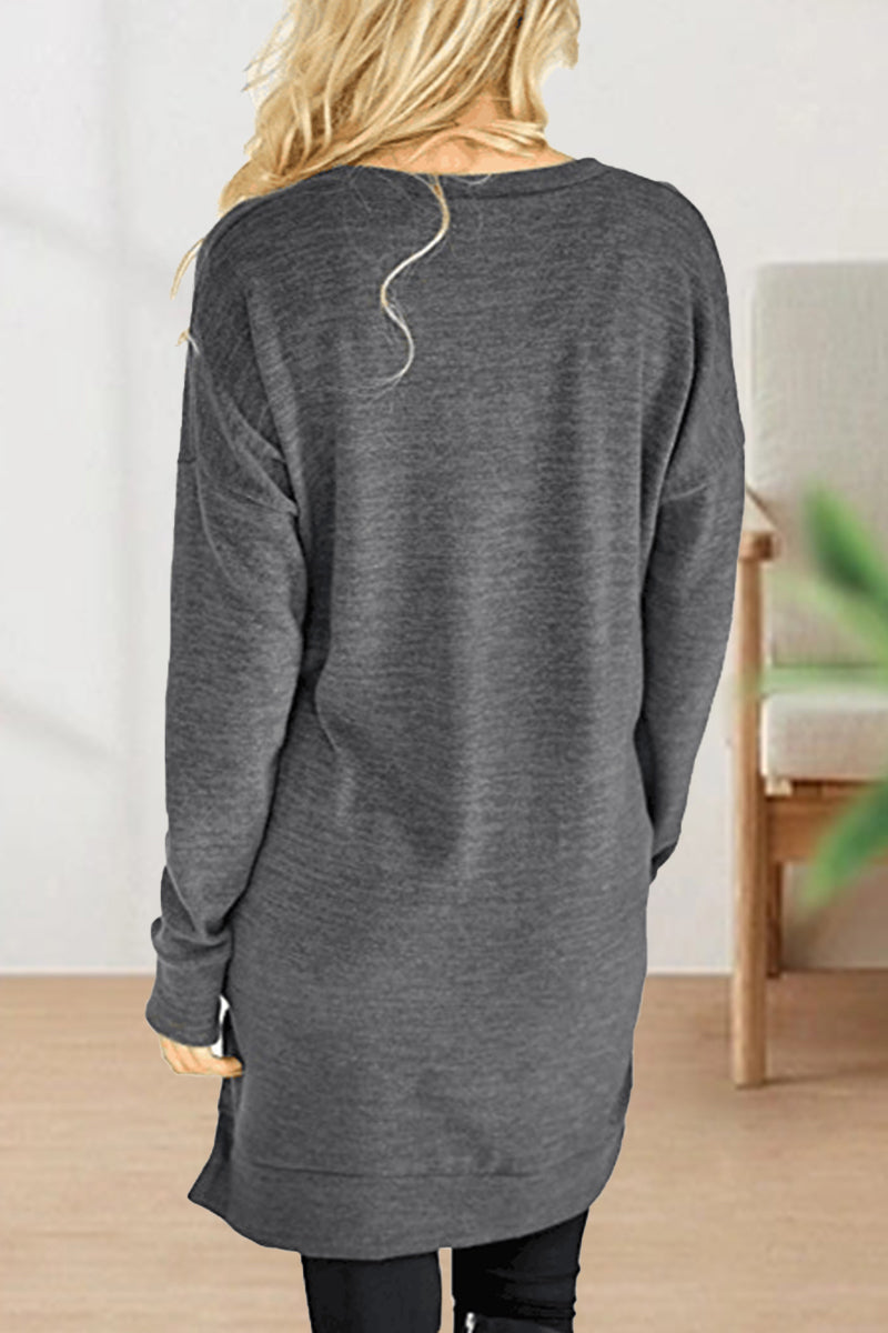 Casual Solid Solid Color V Neck T-Shirts