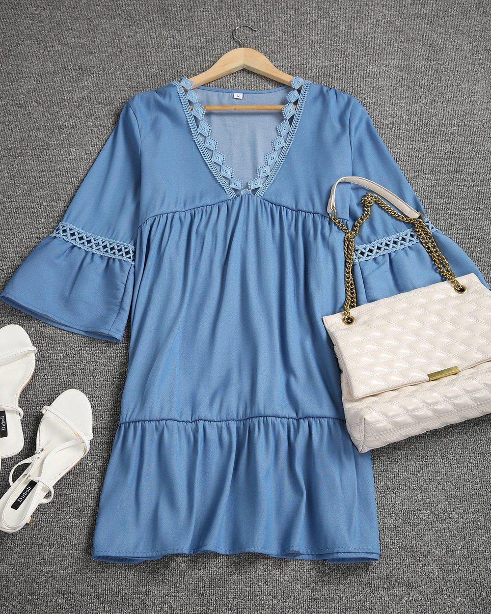 Go Wherever You Go Blue Dress