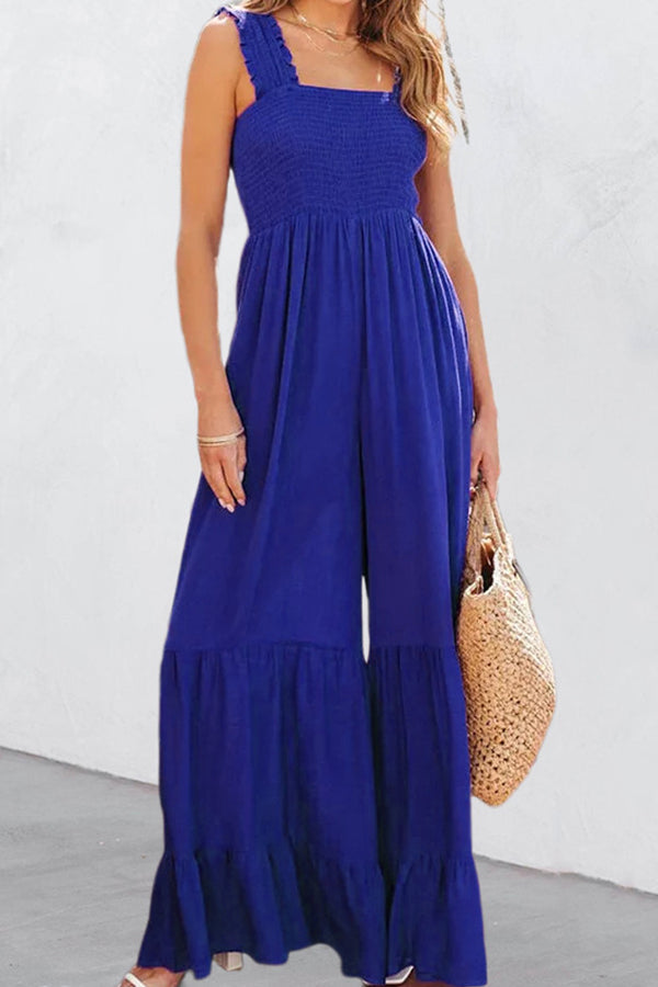 Elegant high waist wide leg jumpsuit