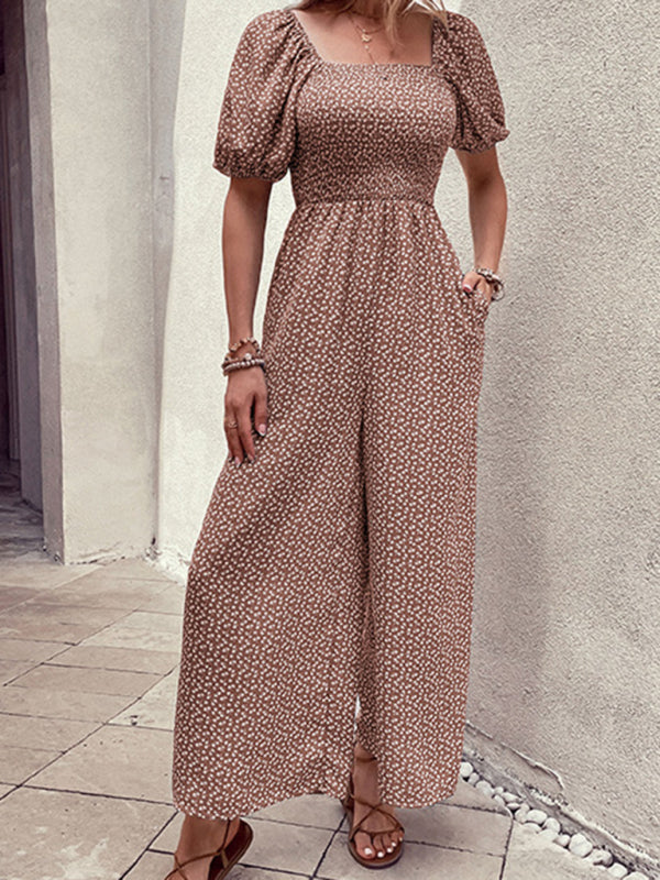 Women's New Fashion Printed Jumpsuit