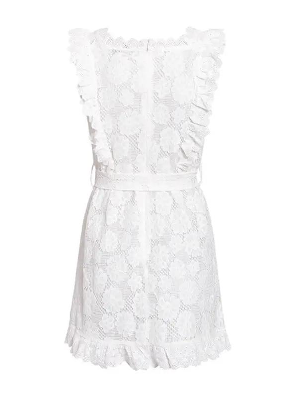 New women's embroidered lace fungus dress