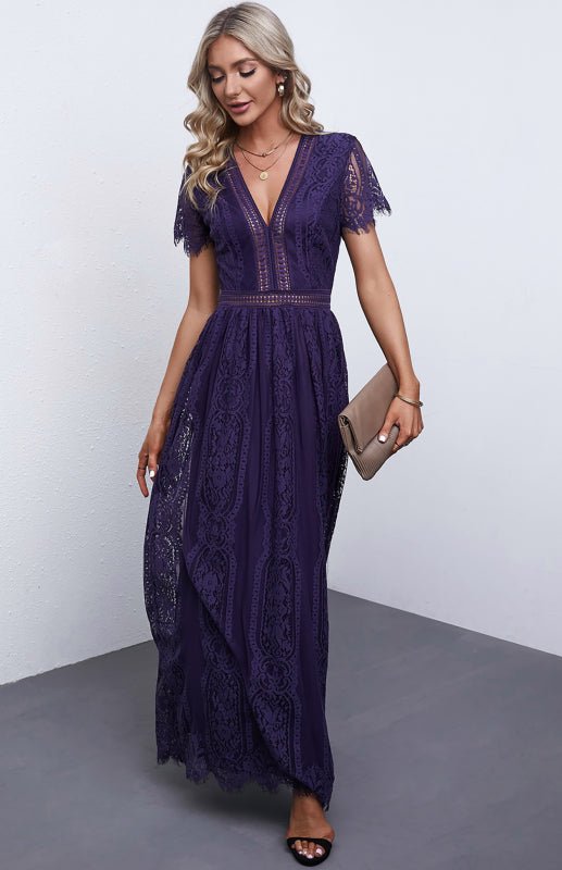 Women's  Fill Your Heart Lace Maxi Dress