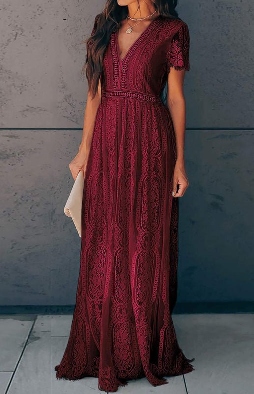 Women's  Fill Your Heart Lace Maxi Dress