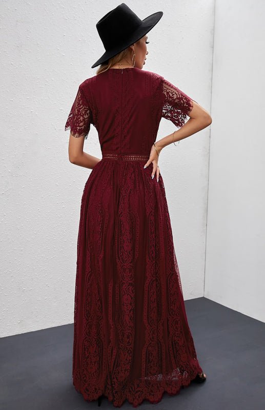 Women's  Fill Your Heart Lace Maxi Dress