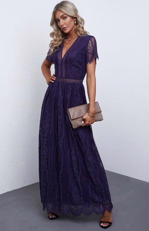 Women's  Fill Your Heart Lace Maxi Dress