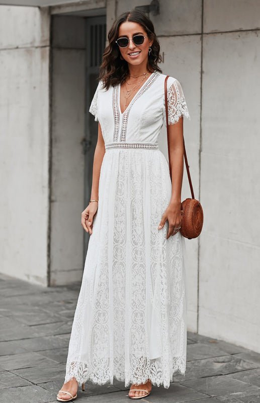 Women's  Fill Your Heart Lace Maxi Dress