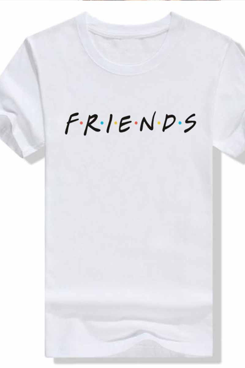 Noveify Letter Print Loose T-shirt